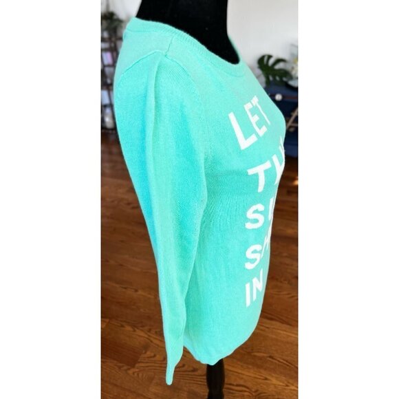 TALBOTS Let the Sunshine In Pullover Sweater Light Wearing sz(XS) - Picture 4 of 9